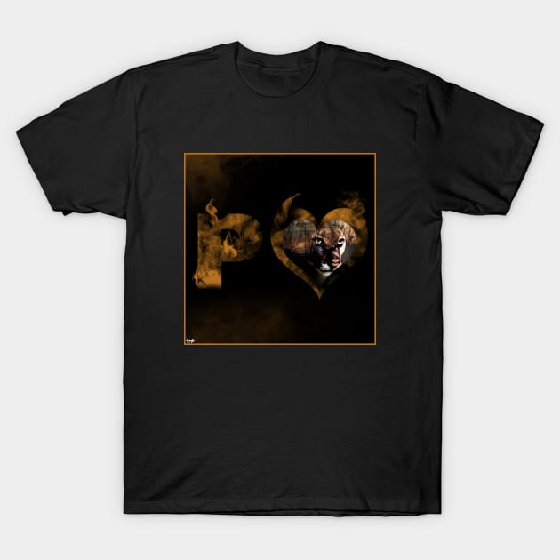 Smoky Panther in Dunes T-Shirt by Share_1